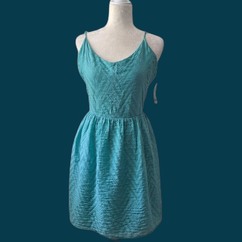 Bar III Women's Aqua Teal Sleeveless Travel Vacation Sun Dress Size XXL